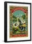 Thai Cotton Label with Geese-null-Framed Giclee Print