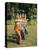 Thai Dancing, Oriental Gardens, Bangkok, Thailand, Southeast Asia-Philip Craven-Stretched Canvas