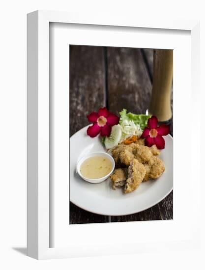 Thai Fish Cakes, Amphawa, Thailand, Southeast Asia, Asia-Andrew Taylor-Framed Photographic Print