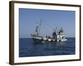 Thai Fishing Boat, Andaman Sea off Phuket, Thailand, Southeast Asia-Joern Simensen-Framed Photographic Print