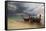 Thai Fishing Boats Beached on Phi Phi Island During a Storm-Alex Saberi-Framed Stretched Canvas