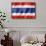 Thai Flag-daboost-Framed Stretched Canvas displayed on a wall