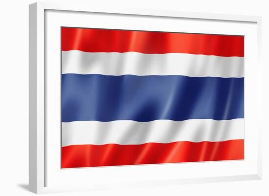 Thai Flag-daboost-Framed Art Print