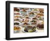 Thai Food Offered During a Festival at Buddhapadipa Temple, Wimbledon, London, England, Uk-null-Framed Photographic Print