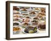 Thai Food Offered During a Festival at Buddhapadipa Temple, Wimbledon, London, England, Uk-null-Framed Photographic Print