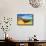 Thai Longtail Boat Anchored in a Turqouise Bay-vitalytitov-Framed Stretched Canvas displayed on a wall