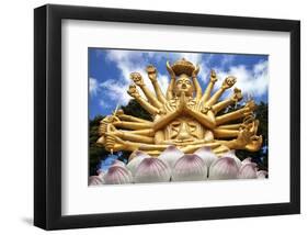 Thai Multiarmed Buddha Hua Hin-null-Framed Art Print