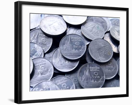 Thai One Baht Coin-pakkij-Framed Photographic Print