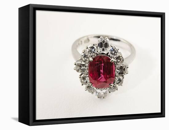 Thai Ruby Ring-null-Framed Stretched Canvas