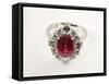 Thai Ruby Ring-null-Framed Stretched Canvas