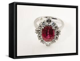 Thai Ruby Ring-null-Framed Stretched Canvas