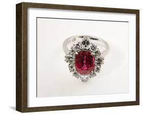 Thai Ruby Ring-null-Framed Photographic Print