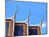 Thai Temple Roof Architectural-phichak-Mounted Photographic Print