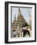 Thai Woman Taking Pictures, Wat Poo, Bangkok, Thailand, Southeast Asia, Asia-Angelo Cavalli-Framed Photographic Print