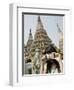 Thai Woman Taking Pictures, Wat Poo, Bangkok, Thailand, Southeast Asia, Asia-Angelo Cavalli-Framed Photographic Print