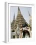 Thai Woman Taking Pictures, Wat Poo, Bangkok, Thailand, Southeast Asia, Asia-Angelo Cavalli-Framed Photographic Print