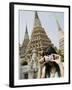 Thai Woman Taking Pictures, Wat Poo, Bangkok, Thailand, Southeast Asia, Asia-Angelo Cavalli-Framed Photographic Print