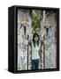 Thai Woman, Wat Poo Temple, Bangkok, Thailand, Southeast Asia, Asia-Angelo Cavalli-Framed Stretched Canvas