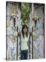 Thai Woman, Wat Poo Temple, Bangkok, Thailand, Southeast Asia, Asia-Angelo Cavalli-Stretched Canvas