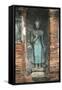 Thailand, Ayutthaya Historical Park, Wat Mahathat, Statue of Buddha-null-Framed Stretched Canvas