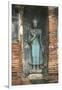 Thailand, Ayutthaya Historical Park, Wat Mahathat, Statue of Buddha-null-Framed Giclee Print