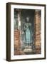 Thailand, Ayutthaya Historical Park, Wat Mahathat, Statue of Buddha-null-Framed Giclee Print