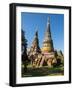 Thailand, Ayutthaya, Phra Nakhon Si Ayutthaya Old Siam Temple-Terry Eggers-Framed Photographic Print