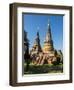 Thailand, Ayutthaya, Phra Nakhon Si Ayutthaya Old Siam Temple-Terry Eggers-Framed Photographic Print