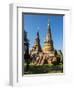 Thailand, Ayutthaya, Phra Nakhon Si Ayutthaya Old Siam Temple-Terry Eggers-Framed Photographic Print