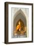 Thailand, Ayutthaya, Tambon Tha Wasukri. Buddha at Wat Na Phra Meru-Kevin Oke-Framed Photographic Print