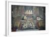 Thailand, Ayutthaya, Wat Suwan Dararam Temple, Mural Painting Showing Scenes from Life of Buddha-null-Framed Giclee Print