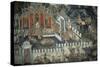 Thailand, Ayutthaya, Wat Suwan Dararam Temple, Mural Painting-null-Stretched Canvas