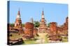 Thailand - Ayutthaya-Tupungato-Stretched Canvas