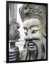 Thailand, Bangkok, Chinese warrior guardian statue at Wat Pho Buddhist temple-Terry Eggers-Framed Photographic Print