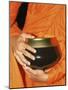 Thailand, Bangkok, Detail of Monk Holding Alms Bowl-Steve Vidler-Mounted Photographic Print