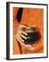 Thailand, Bangkok, Detail of Monk Holding Alms Bowl-Steve Vidler-Framed Photographic Print