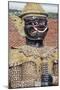 Thailand, Bangkok, Detail of Statue of Yak Guardian in Wat Phra Kaew Temple-null-Mounted Giclee Print