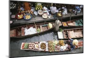 Thailand, Bangkok, Floating Market-David R. Frazier-Mounted Photographic Print