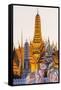 Thailand, Bangkok, Grand Palace, Wat Phra Kaeo-Steve Vidler-Framed Stretched Canvas