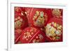 Thailand, Bangkok, Paper lanterns in a pile before being hung for festival.-Merrill Images-Framed Photographic Print