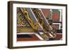 Thailand, Bangkok, Royal Palace architectural detail.-Brenda Tharp-Framed Photographic Print