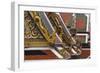 Thailand, Bangkok, Royal Palace architectural detail.-Brenda Tharp-Framed Photographic Print