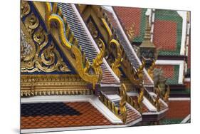 Thailand, Bangkok, Royal Palace architectural detail.-Brenda Tharp-Mounted Premium Photographic Print