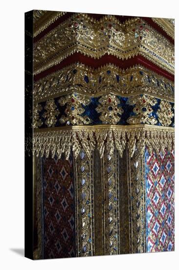 Thailand, Bangkok, Royal Palace, Architectural Detail-null-Stretched Canvas