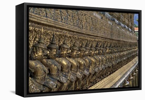 Thailand, Bangkok, Royal Palace, Detail of Decoration-null-Framed Stretched Canvas