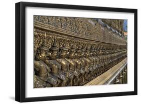 Thailand, Bangkok, Royal Palace, Detail of Decoration-null-Framed Giclee Print