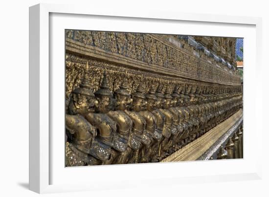 Thailand, Bangkok, Royal Palace, Detail of Decoration-null-Framed Giclee Print