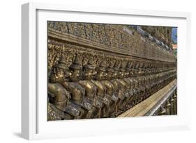 Thailand, Bangkok, Royal Palace, Detail of Decoration-null-Framed Giclee Print