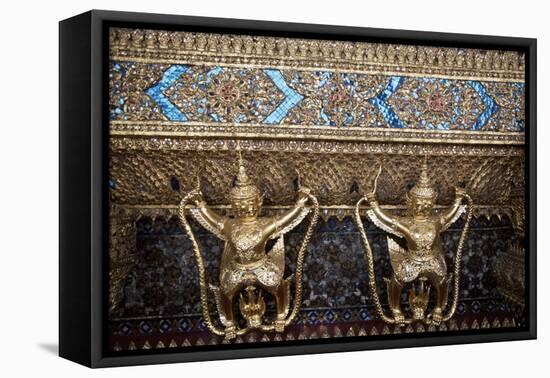 Thailand, Bangkok, Royal Palace, Detail of Decoration-null-Framed Stretched Canvas