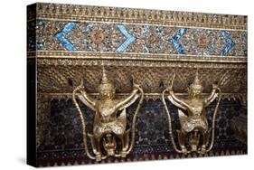 Thailand, Bangkok, Royal Palace, Detail of Decoration-null-Stretched Canvas